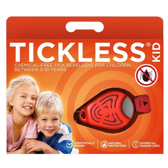 Tickless Kid - Vegyszermentes kullancsriasztó gyermekeknek - narancs