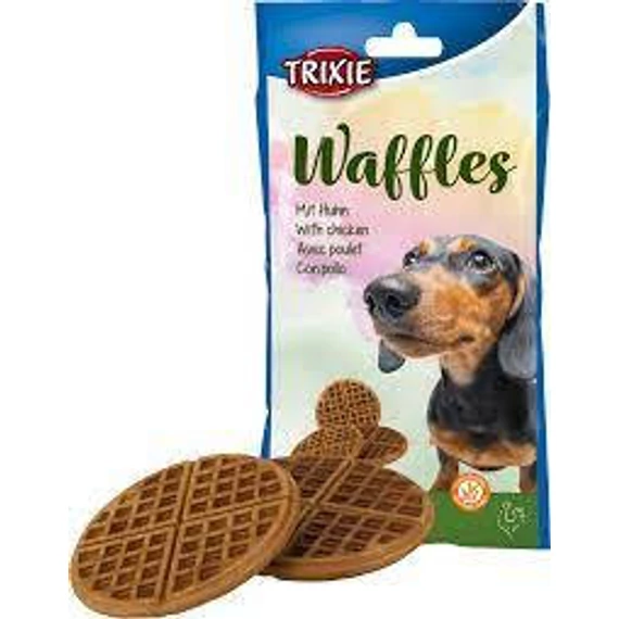 KT24:Trixie Waffles - jutalomfalat (csirke) kutyák részére (Ø7cm) 100g