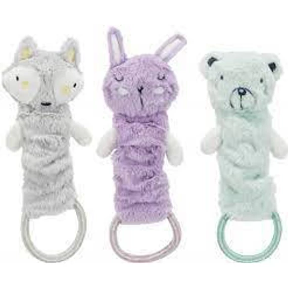 Trixie Junior Dangling Toy - játék plüssből (farkas, nyuszi vagy maci) kutyák részére (33cm)