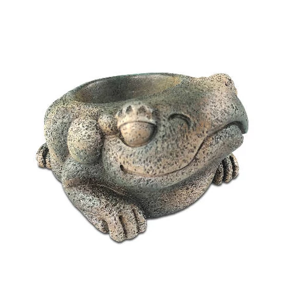 Exo-Terra Aztec Frog Water Dish - tál (Azték béka figura) terráriumi állatok részére (11,5x10x6cm)