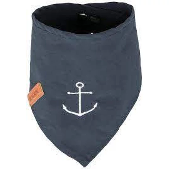 KT24: Trixie Be Nordic neckerchief - kendős nyakörv (sötétkék, mintával) kutyák részére (L) 50cm