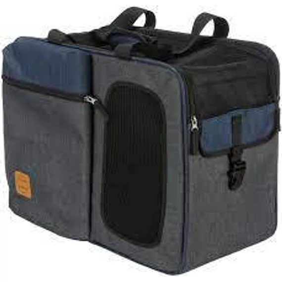 Trixie Backpack and Carrier Tara 2 in 1 - szállítótáska (szürke/kék) kutyák részére (25x38x50cm)