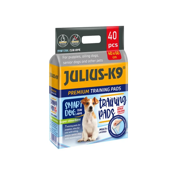JULIUS-K9 Prémium Helyhez szoktató - kutyapelenka 40x60cm (40db)