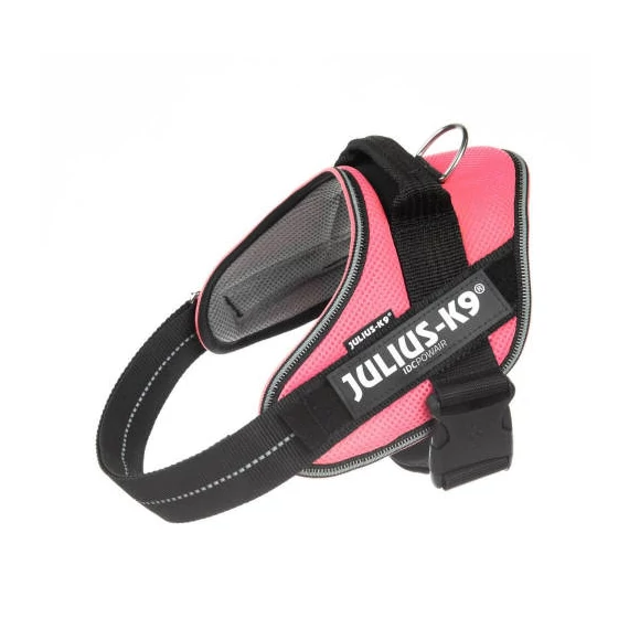 Julius K9 IDC Powair - hám (pink, felirattal) kutyák részére (M)