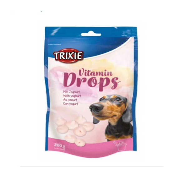 Trixie Vitamin Drops with Yoghurt - jutalomfalat (joghurt) 200g