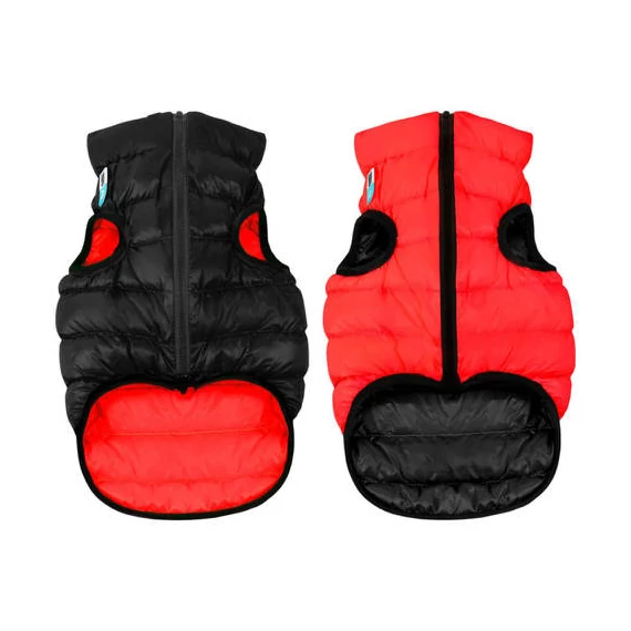AiryVest kutyaruha kifordítható, M 50, fekete-piros