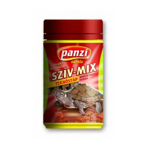 Panzi Szív-Mix, liofilizált marhaszív teknősök részére - 50 ml