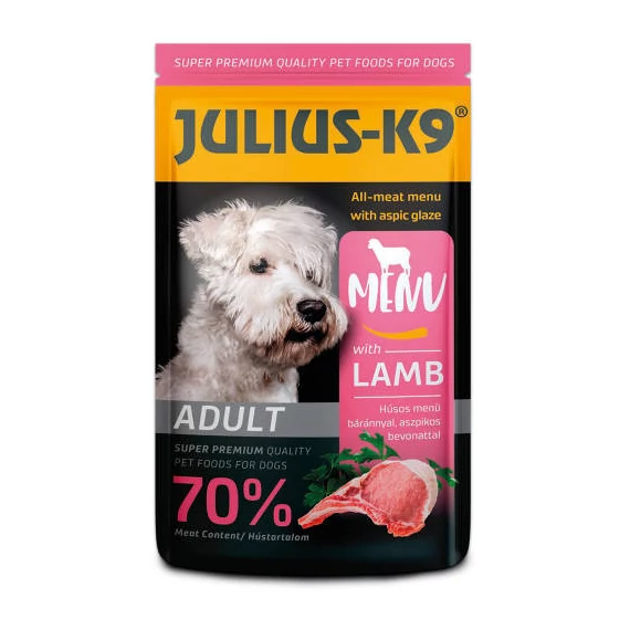 Julius-K9 Dog Adult Lamb - nedveseledel (bárány) felnőtt kutyák részére (125g)