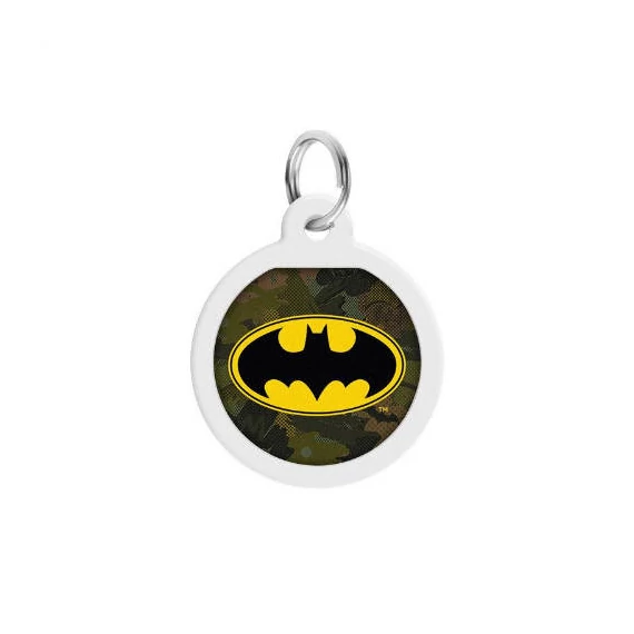 WAUDOG Smart ID QR - biléta (batman/zöld minta, QR kód) kisállatok részére (Ø25mm)