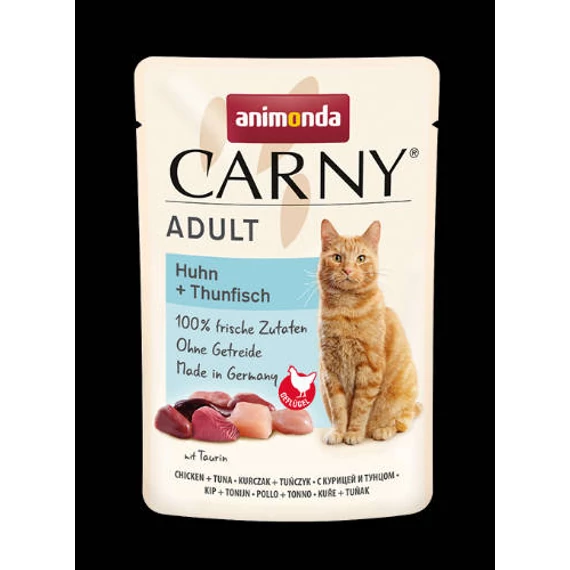 Animonda Carny Adult (csirke,tonhal) alutasakos - Felnőtt macskák részére (85g)