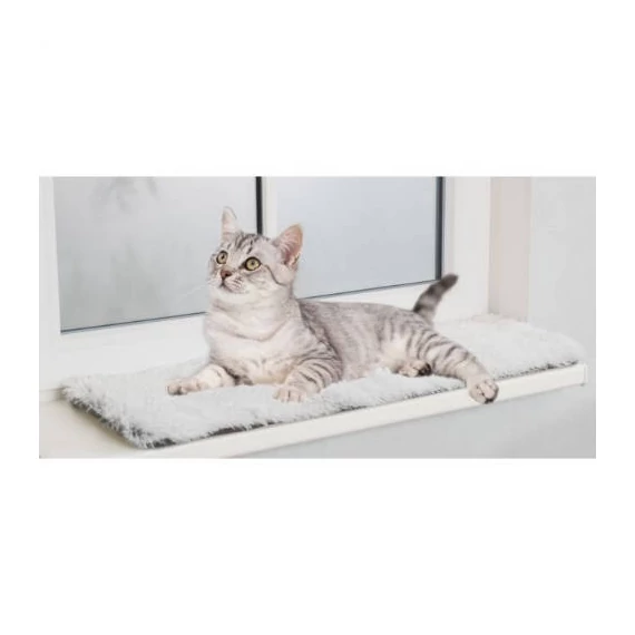 Trixie Harvey Lying Mat for Windowsills - fekvőszőnyeg ablakpárkányra (fehér/fekete) 90x28cm