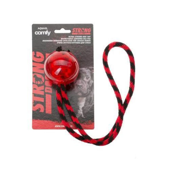 Comfy toys for dogs with strong jaws - játék (labda kötélen) kutyák részére (45x6,5x6,5cm)