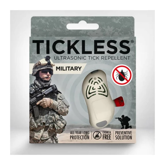 TICKLESS Military - ultrahangos kullancsriasztó készülék rendvédelmi szervezetek számára (bézs)
