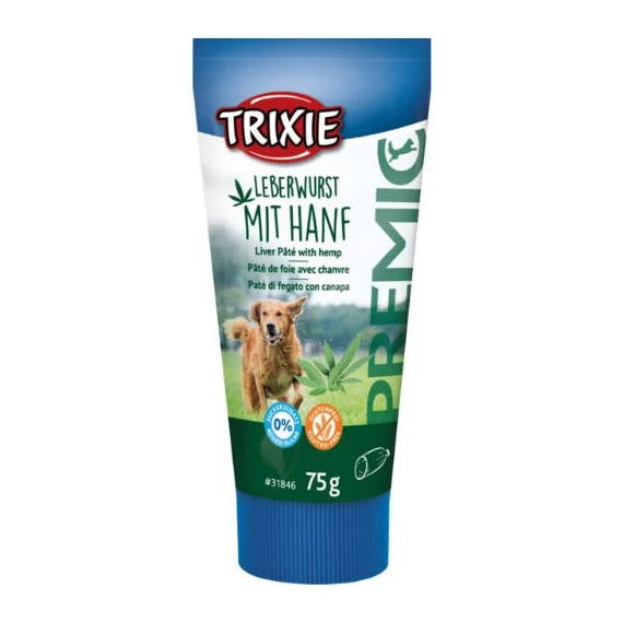 Trixie Liver Pâté with hemp - jutalomfalat (máj,kender) kutyák részére (75g)