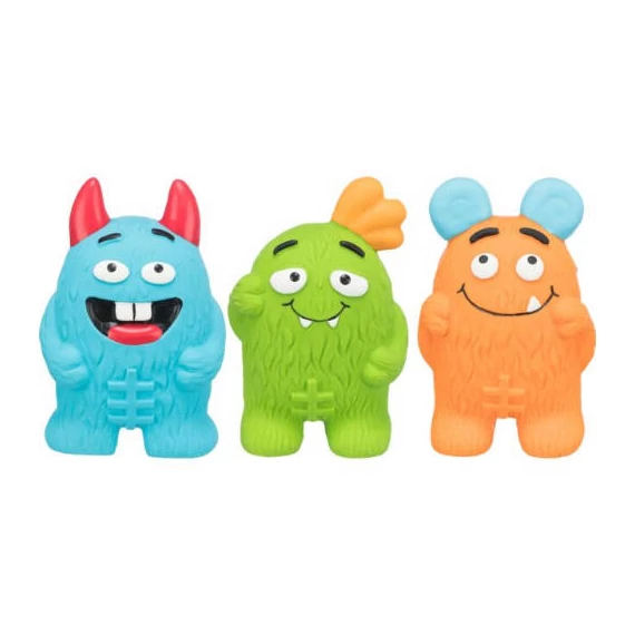 KT24:Trixie Monster with sound - játék (latex, szőrnyecskék) kutyák részére (10cm)
