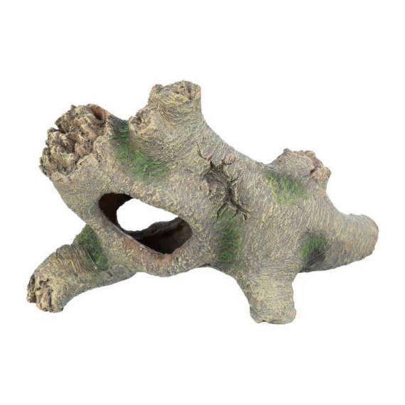 KT25.Trixie Tree Stump - bújó (műanyag, tuskó) hüllők részére (21cm)