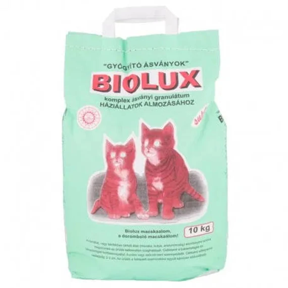 Biolux - zeolit alapú csomósodó macskaalom (10kg)