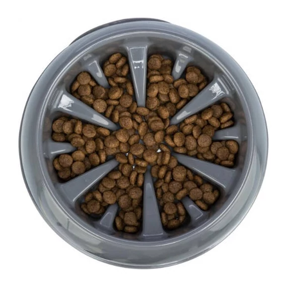 Trixie Slow Feeding Plastic Bowl - evést lassító tál (vegyes színekben) kutyák részére (0,8l/Ø20cm)