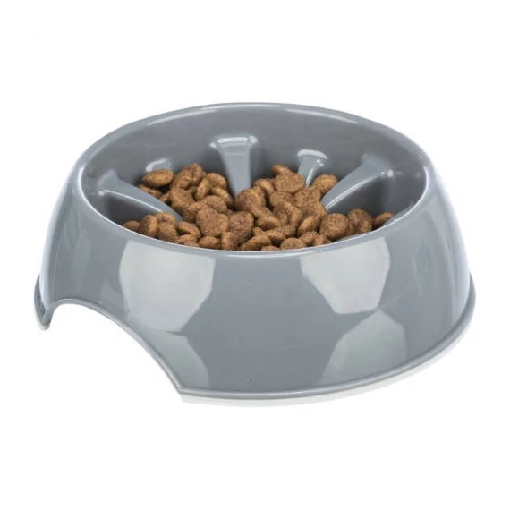 Trixie Slow Feeding Plastic Bowl - evést lassító tál (vegyes színekben) kutyák részére (1,4l/Ø25cm)