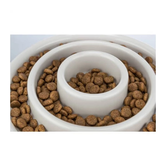 Trixie Ceramic Bowl -evést lassító tál (műanyag/TPR) kutyák részére (0,45l/23cm), szürke