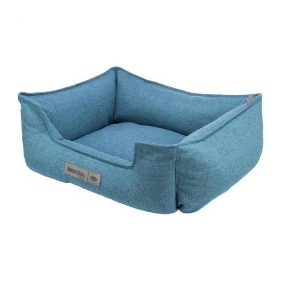 Trixie Talis Bed - négyszögletes, peremes fekhely (kék) kutyák részére (80x60cm)