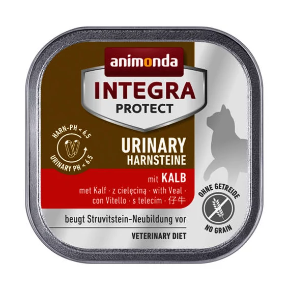 Animonda Integra Protect Urinary - nedves eledel (borjú) húgyúti problémás macskák részére (100g)