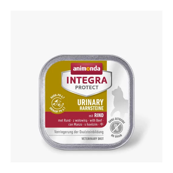 Animonda Integra Adult Urinary Oxal mit Rind - alutálkás (marha) diétás nedves eledel macskák részére (100g)