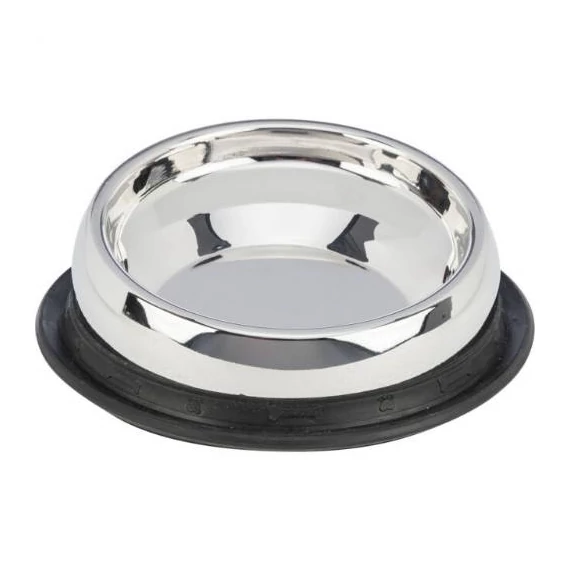 KT25.Trixie Feed bowl for short-nosed breeds - fémtál rövid orrú kutyák részére (Ø27cm/0,7l)