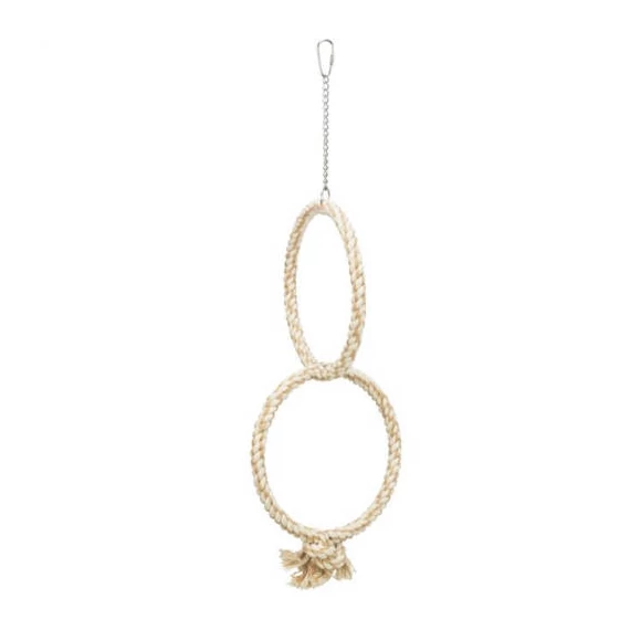 Trixie Rope Rings - játék (kötélkarika) díszmadarak részére /Ø16cm)