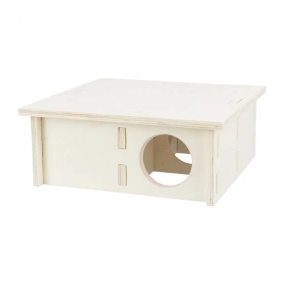 Trixie Multi-chamber house - fából készült odú (4 kamrás) egerek és hörcsögök részére (25x10x25cm)
