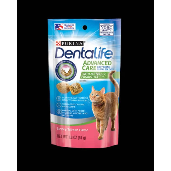 Purina Dentalife Oral Care - jutalomfalat (lazac) macskák részére (40g)