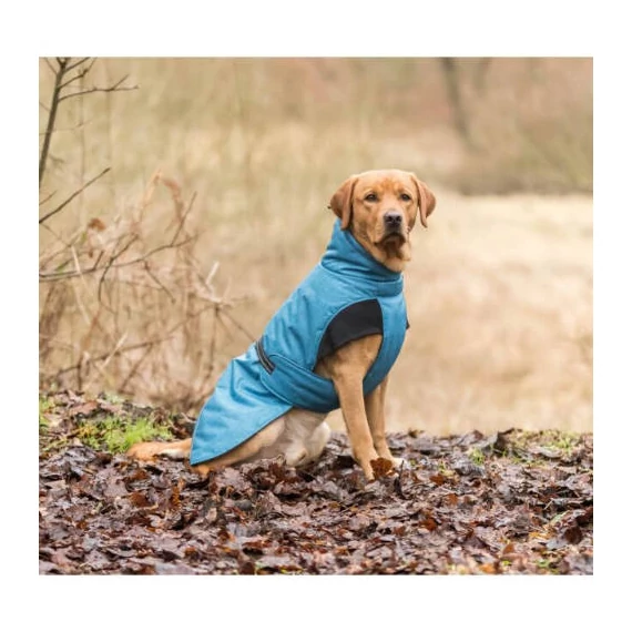 KT25.Trixie Riom Dog Winter - télikabát (kék) kutyák részére (L) 62cm
