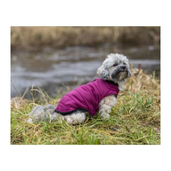KT25.Trixie Arlay Dog Coat - kabát (bordó/berry) kutyák részére (S) 40cm