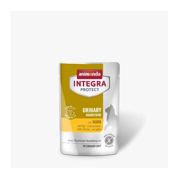 Animonda Integra Protect with Chicken Urinary struvit stones - diétás nedves eledel macskáknak, akiknek struvit kövei voltak (85g)