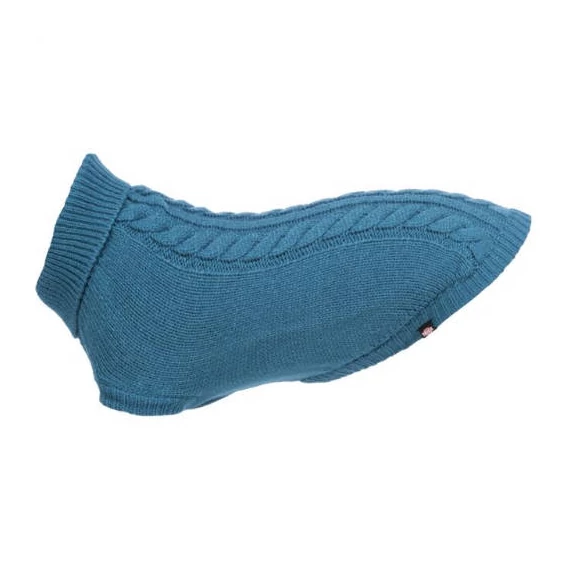 Trixie Kenton Pullover - pulóver (kék) kutyák részére (XS) 27cm