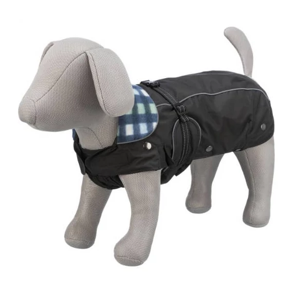 Trixie Rouen Coat 2in1 - kabát (fekete) mopszok,bulldogok részére (M) 48cm
