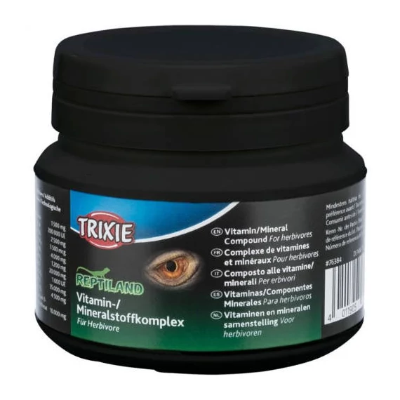 Trixie Vitamin/Mineral Compound - kiegészítő eleség ( Vitamin/ásványi anyag por) kiegészítő húsevő hüllőknek (80g)