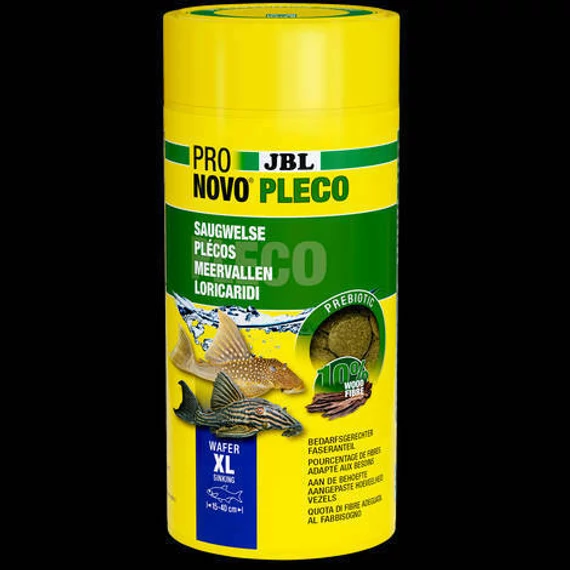 JBL ProNovoPleco - Tablettás eledel (XL-es méret) növényevő harcsák részére (15-40cm) 1l/510g
