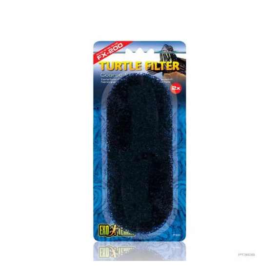 Exo-Terra Turtle Filter Coarse Foam - szűrőszivacs (durva, FX-200,FX-350) teknős szűrőkhöz (2db)