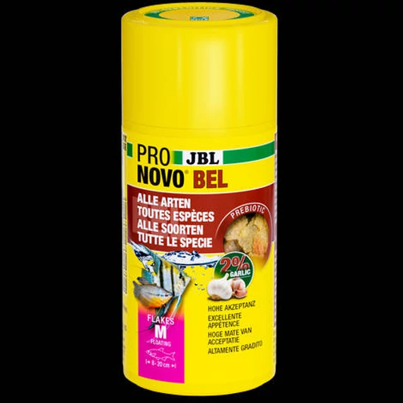 JBL ProNovo Bel Flakes M - Akváriumi alaptáppehely (M-es méret) minden díszhalhoz 8-20 cm-ig (100ml/18g)
