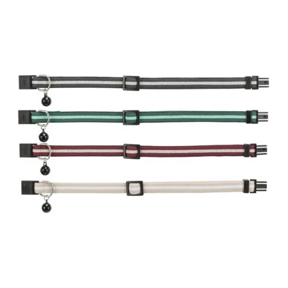 KT25.Trixie Cat Collar, Elastic - nyakörv (többféle színben, csíkos) macskák részére