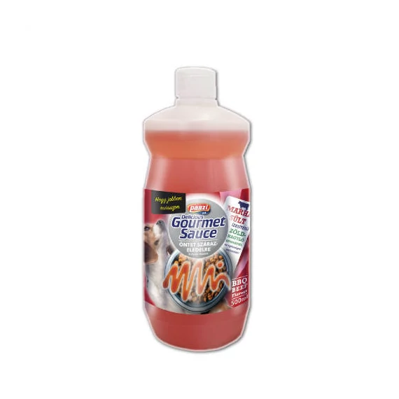 Panzi Delicious Gourmet Sauce - öntet száraz eledelre (marhasült ízesítésű) kutyák részére (500ml)