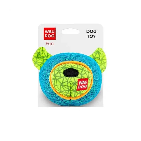WAUDOG Fun Bear Toy - játék (medve / kék) kutyák részére (12x11cm)