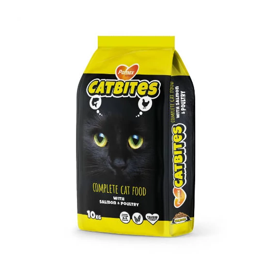 Pamax CatBites Complete Adult Cat food with Salmon-Poultry - száraztáp (lazac-szárnyas) felnőtt macskák részére (10kg)