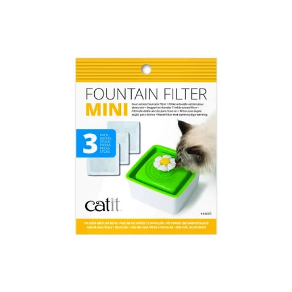 Catit 2.0 mini fountain repl. Filter - csere szűrő ( ivókúthoz) 3db