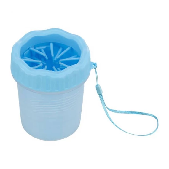 Trixie Paw Cleaner (S-M) - mancstisztító (szilikon,kék) kutyák részére (S-M)
