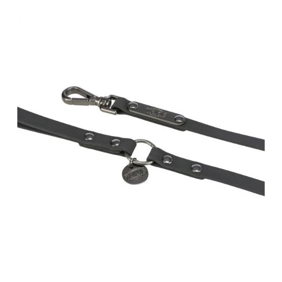 KT25.Trixie CityStyle Lead (L-XL) - póráz (PVC bevonattal/ fekete) kutyák részére (1m/20mm)