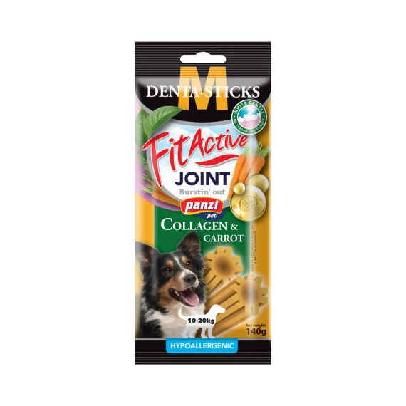 FitActive SNACK Denta-Sticks Hypoallergenic Joint "M" - jutalomfalat (kollagén, répa) kutyák részére (150g)