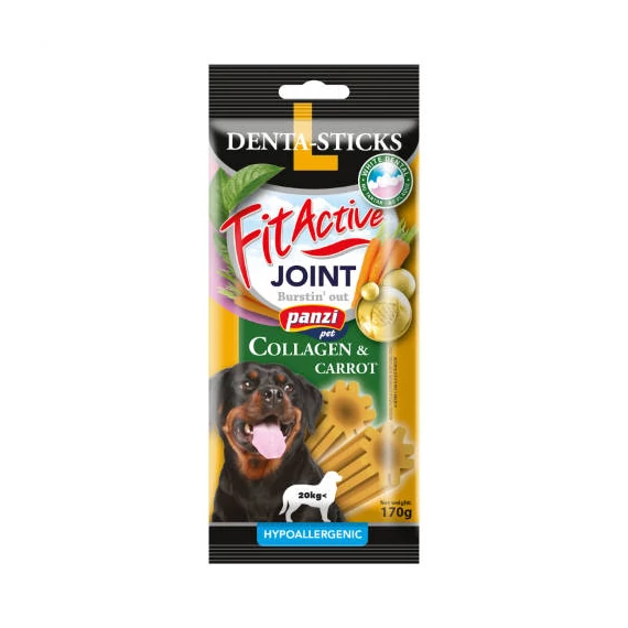 FitActive SNACK Denta-Sticks Hypoallergenic Joint "L" - jutalomfalat (kollagén, répa) kutyák részére (170g)