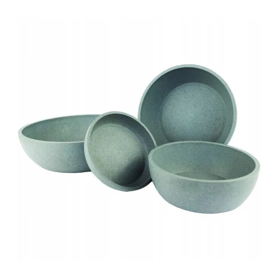 Comfy Miska Bambusowa Bowl - tál (bambusz, szürke-kék) kutyák és macskák részére (930ml)
